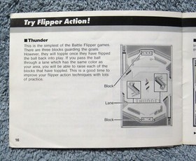 ROCK'N' BALL Instruction Manual - No Game NES Nintendo