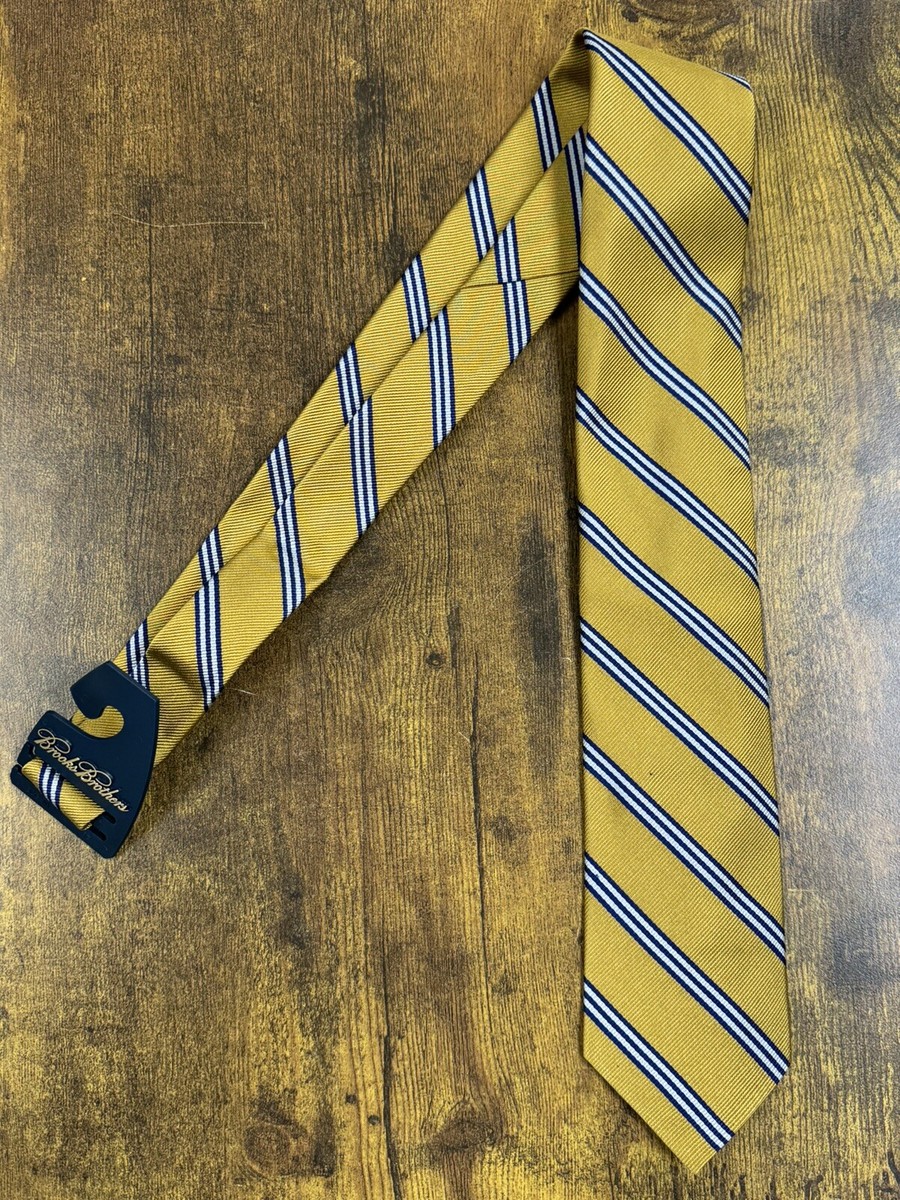 brooks brothers gold tie