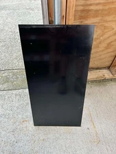 3/16" Thick Black Plastic Sheet High Density Polyethylene 12" L X 24" W HDPE