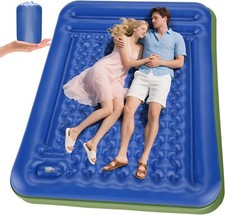 Sleeping Pad bed Camping Extra Thick 5 Inch Self-Inflating 2 Person Air mattress