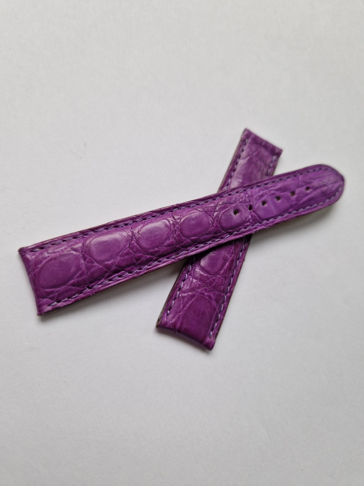 Chopard strap violet 19mm l'excellence d'un bracelet cuir pour montre de luxe