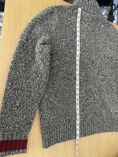 Ralph Lauren Rugby X-Large Green Shawl Sweater VTG RRL RLX Tweed Varsity Henley - Picture 5 of 5