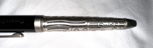 Embossed Stars Heavy Barrel Pen, Metal Box Very Nice Pen - Picture 2 of 6