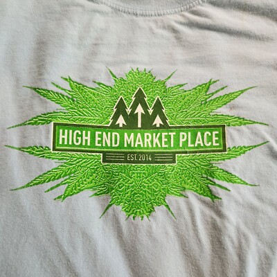 Gildan Softstyle HEMP High End Market Place Tshirt Size XL Blue CunninLynguists