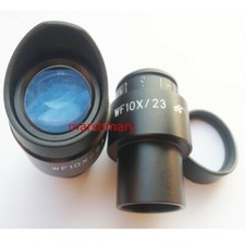 A PAIR OF WF 10X/23MM EYEPIECE FOR NIKON OLYMPUS STEREO MICROSCOPE WF10X/23 30mm