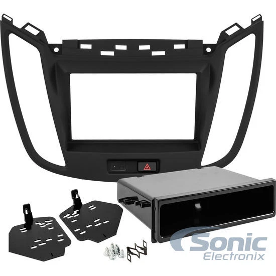 Metra 99-5833B Single/Double DIN Install Dash Kit for 2013+ Ford Escape  Vehicles