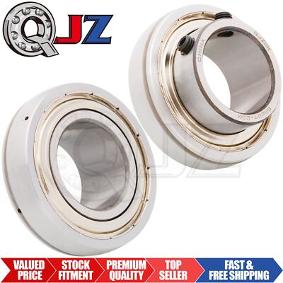 [Qty.2] New Ins-SB207-23G Insert Ball Bearing [1-7/16'' Bore] w/Set-Screw Locking