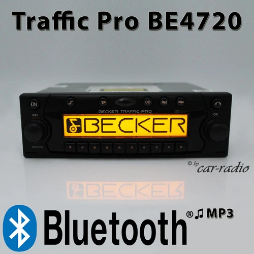 Becker Traffic Pro BE4720 Bluetooth MP3 Radio Navigation System 1-DIN CD-R 4720