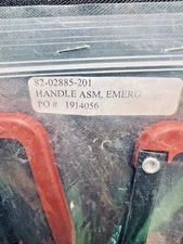 NOS GILLIG 82-02885-201 Pass Window Left Emergency Handle (LOT OF 2) *SHIPS FREE