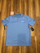 Nike Golf Dri Fit Standard Fit Polo Shirt Size Large Mens Blue Short Sleeve Read