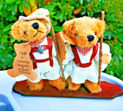 Buy Best Teddy Bear Bär Dirndl echt Trachten-Bären Bavaria Bayern West Germany  
