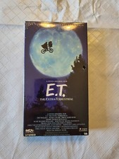 E.T. The Extra Terrestrial VHS 1982 Green Flap MCA WATERMARK SEAL  RARE 