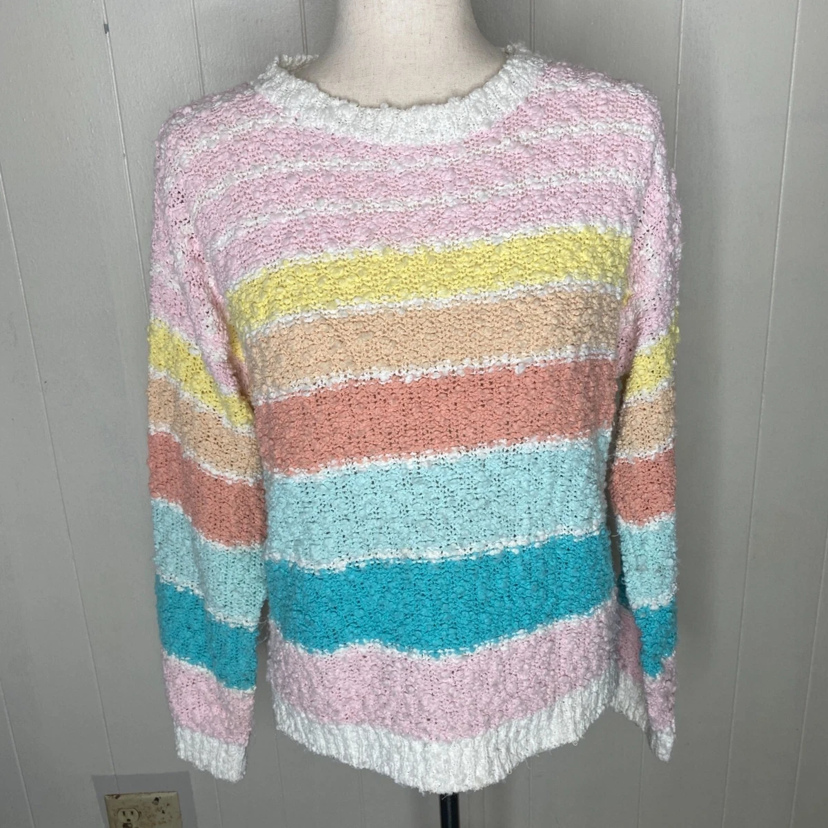 Popcorn pullover hotsell sweater