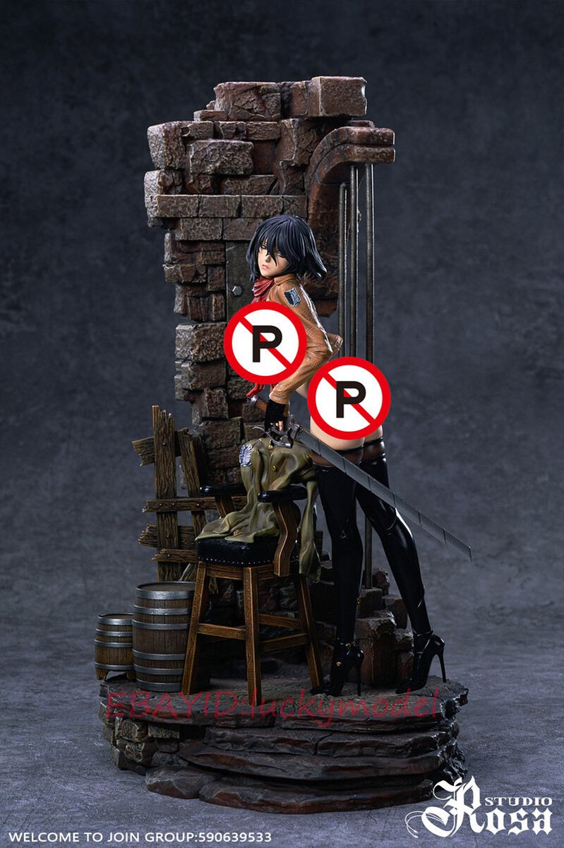 Rosa Studio 1/6 Attack on Titan Mikasa·Ackerman Statue Model In