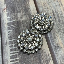A Pair Of Vintage Rhinestone S.G. D'or Shoe Clips