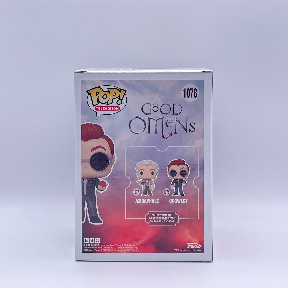 Funko Pop! Good Omens Crowley with Apple 1078 Vaulted New | eBay