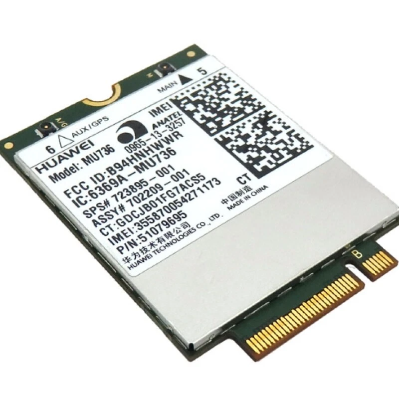 NEW HP 723895-001 MU736 HS3110 HSPA+ WWAN Module - Image 2 of 3