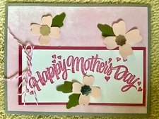 Happy Mother’s Day pink floral card kit of 6 made w/ Stampin' Up!