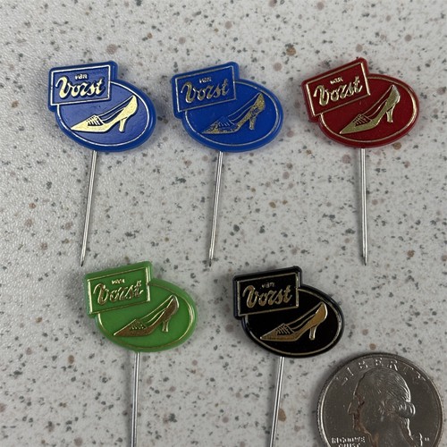Menge 5 Van Vorst Schuhe Niederländisch Vintage Stick Pin Anstecker Pins #49506 - Bild 2 von 4