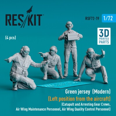 Green jersey  (Modern) (Left position from the aircraft)  1/72 ResKit RSF72-0019