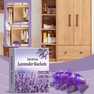 10X/Pack Lavender Sachet, Hanging Wardrobe Sachets Fragrance Freshener UKS E1Z0