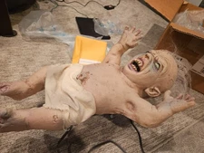 Distortions Unlimited Horror Zombie Baby vibrating prop.  Old Stock New In Box