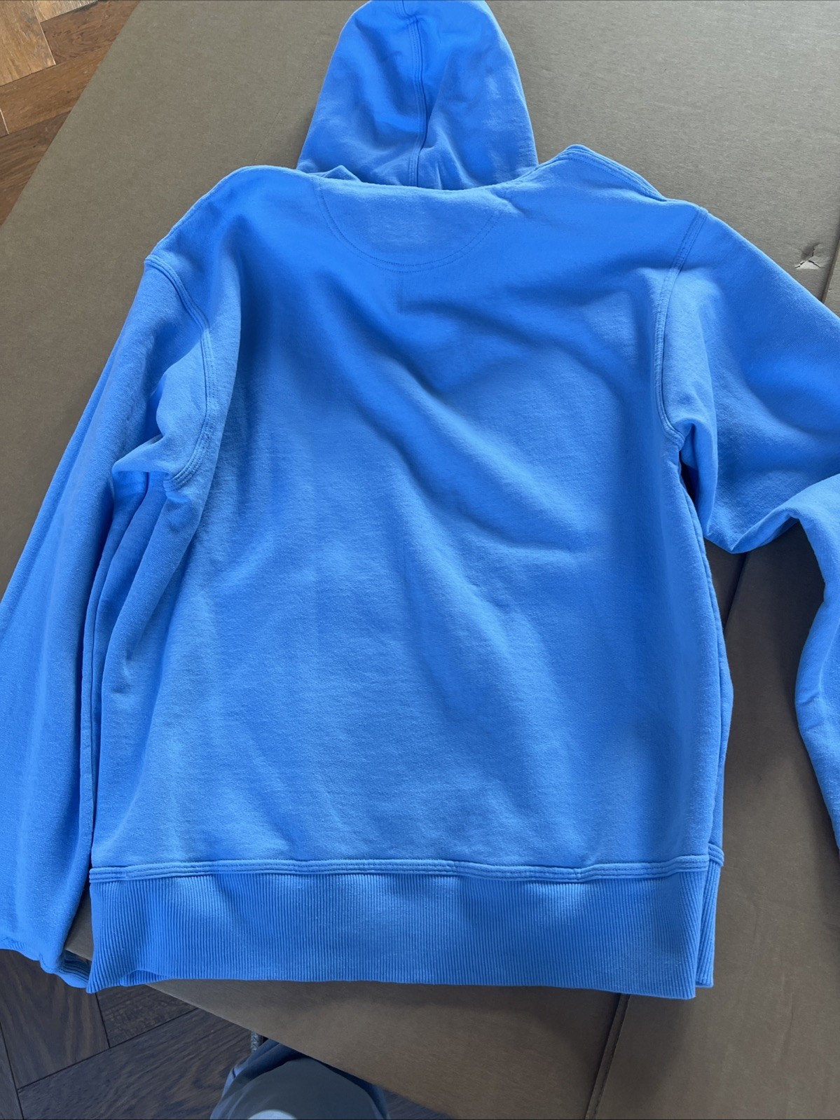 Champion Eco Solid Blue Basic Pullover Hoodie Men… - image 4