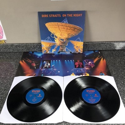 RARE DOUBLE VINYL DIRE STRAITS ON THE NIGHT 514 766-1 EUROPE 1ST PRESS NM-/NM-