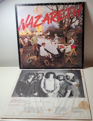 Nazareth - Malice In Wonderland Viny LP A&M SP-4799 W/Lyric Sleeve *VG* 
