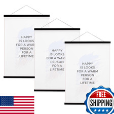 FALAMON 3-Pack Magnetic Poster Hanger Frame 12x16 12x18 12x24 for Art Canvas
