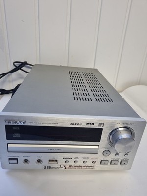 TEAC Stereo HiFi Receiver CR-H255 - RDS Tuner - CD - USB - MP3 Player in Silber