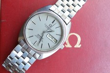 OROLOGIO VINTAGE OMEGA CONSTELLATION AUTOMATICO DAY DATE LUNETTA/BRACCIALE SE...