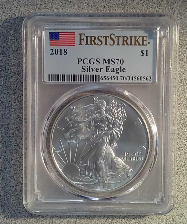 American Eagle MS 70 Graded 2018 Silver Bullion Coins for sale | eBay