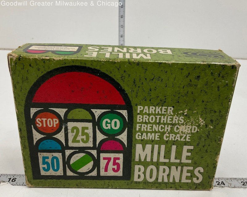 Vintage French Card Game. Millie Bornes.