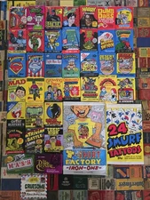 Vintage Sealed Wax Packs – 70s–90s - Non-Sports Trading Cards, Assorted Variety
