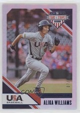 2020 USA Baseball Stars & Stripes Longevity Sapphire 7/49 Alika Williams 00gy