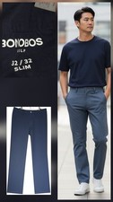 Bonobos Highland Golf Pants Size 32x32 Slim Fit Performance Stretch Slate Blue