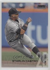2018 Topps Stadium Club Black Foil Starlin Castro #8 s1i