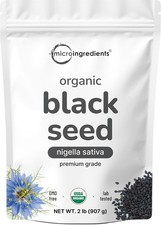Organic Black Cumin Seed Nigella Sativa , 2lbs  Premium Grade Whole Black Seed