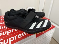 Adidas Jumpstar Track  Field Shoes Long Jump Triple Black IF1239 Mens Size 9.5