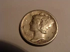 1925-S Mercury Silver Dime - nice condition!