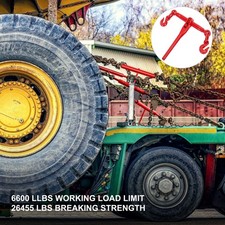 Carpeta de cadena 5/16-3/8;carpeta de carga con trinquete de capacidad de 6600 l