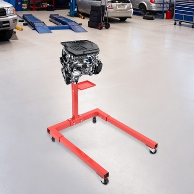 2000 LBS Folding Engine Stand Vehicle Engine Block Stand 360 Degree Head