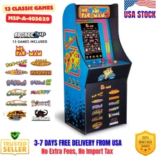 Arcade1Up Ms. PAC - MAN Classic SE Arcade Machine – 4 - Foot Cabinet, 13 Classic