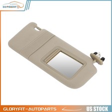 Passenger Side Tanbeige Sun Visor W Vanity Light For 07-11 Toyota Camry