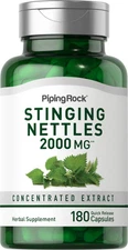 Stinging Nettle Root Extract | 180 Capsules | 2000mg | Non-GMO | by Piping Rock