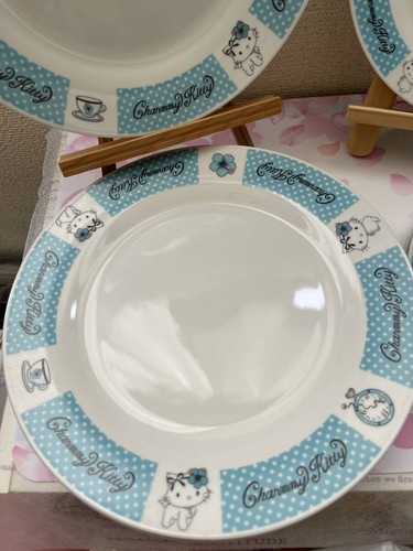 Vintage Rare Charmy Kitty Large Plate Medium Plate Set of 8 Sanrio 2006 - Picture 3 of 10