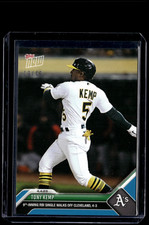 Tony Kemp - 2023 MLB Topps Now #52 Blue 19/49 Parallel Oakland Athletics
