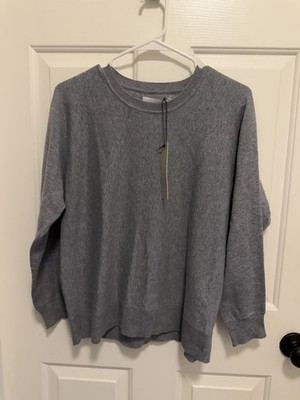 One Grey Day Wool Cotton Blend Pullover Sweater Size Medium