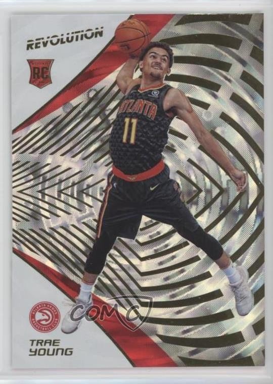 2018-19 Panini Revolution Fractal Trae Young #150 15wb